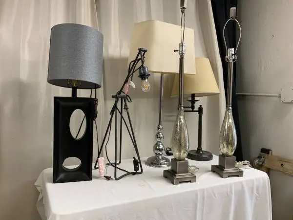 Modern lamp lot