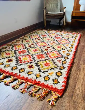 Large MCM Rya Rug