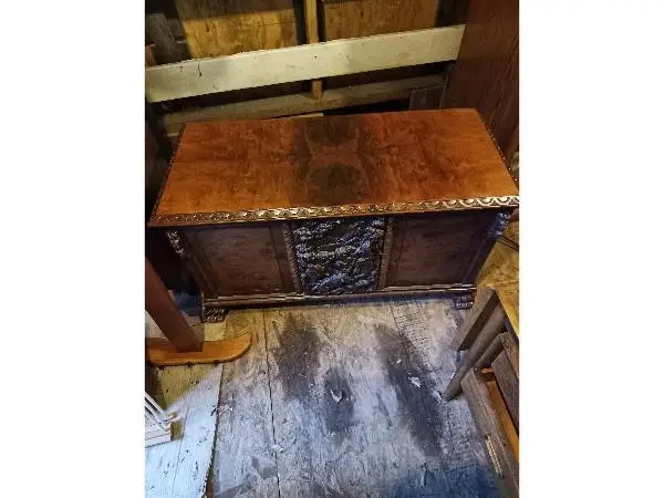 solid wood cedar chest ornamental