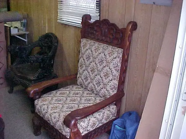 Windsor Court ArmChairs-Hand carved-Windsor Court ArmChairs, LIKE NEW