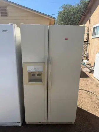 Kenmore Beige Side By Side Refrigerator For Sale $80 Or Best Offer