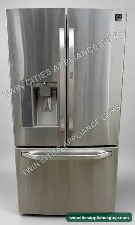 LG Studio 24.5 Cu Ft Counter-Depth French-Door Fridge — $500