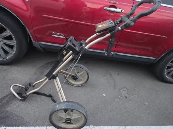 Bag Boy F 4 Golf Push - Pull Cart Slightly Used / Nice