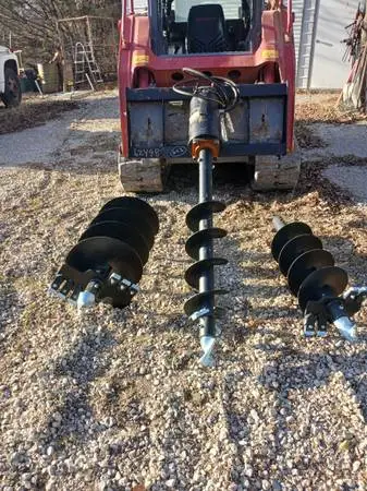 Skidsteer auger