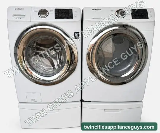 Samsung 4.2 Cu Ft Front-Load Washer and 7.5 Cu Ft Dryer Set — $400