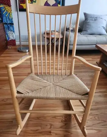 Beautiful Hans Wegner J16 Rocking Chair