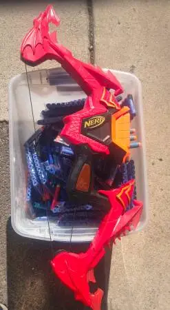 NERF Skyblaze with Dragon Power and Over 1000 Pieces of Ammo