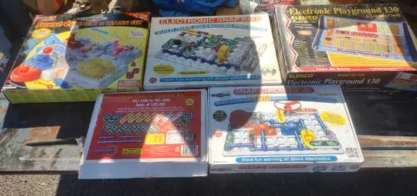 Electronic Playground Snap Kits 5 Total Kits