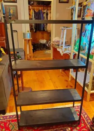 Black Metal shelf