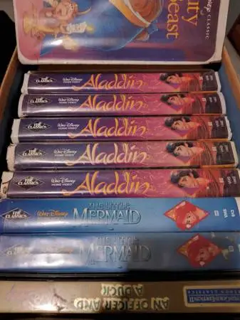 DVDs Lot Rare an VHS lot