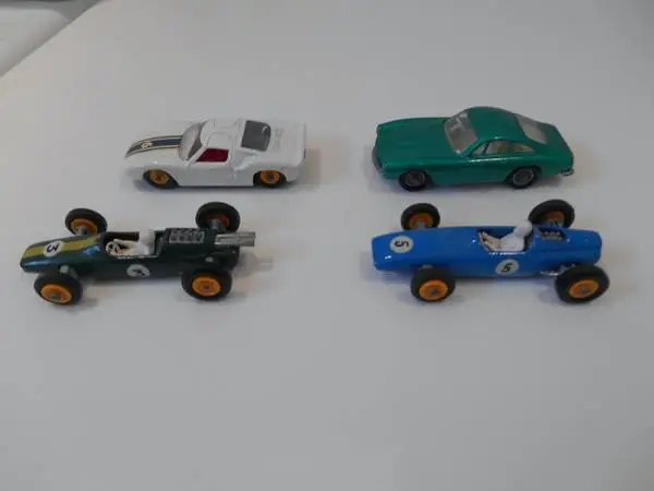4 Matchbox cars from the 60s