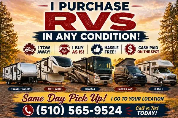 sell me your motorhome or trailer in any condition considered