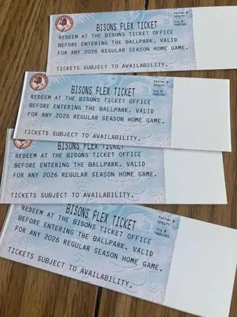 Buffalo Bisons Flex Tickeets-Good Any Game