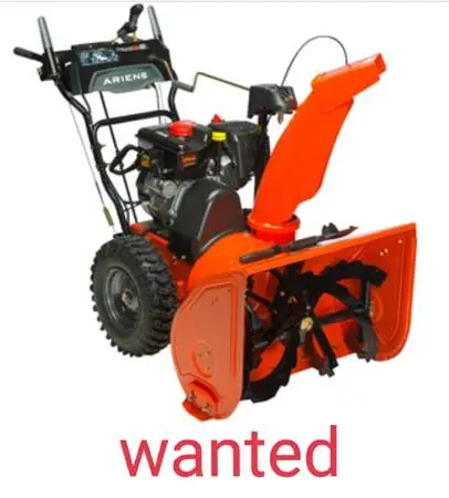 Snowblower wanted