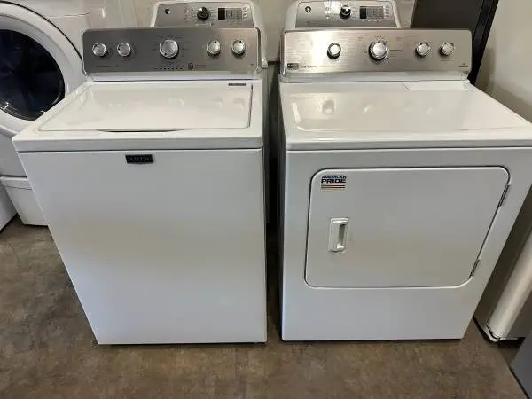 Topload Whirlpool set electric dryer can deliver