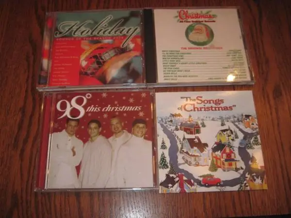 Four various Genre Christmas music CDs