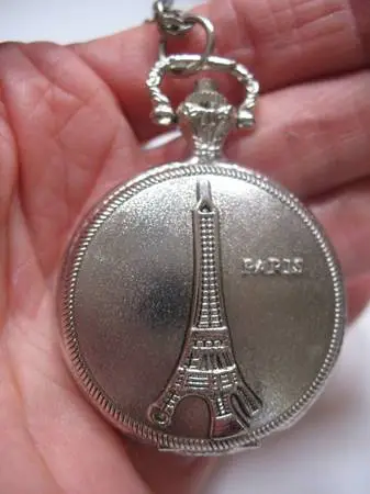 Eiffel Tower Paris Locket Necklace