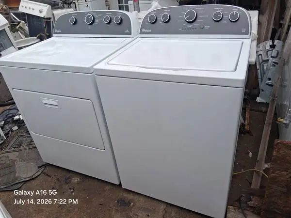 Whirlpool Heavy Duty Electric Dryer deeply cleaned