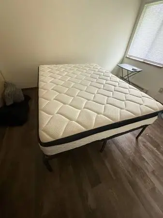 Like brand new hardly slept on Queen mattress