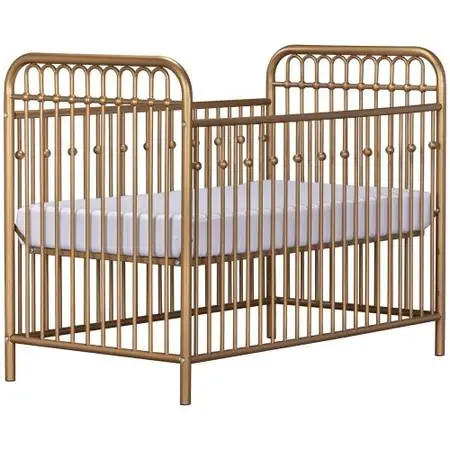 Baby Crib Gold Metal NEW ret-$379