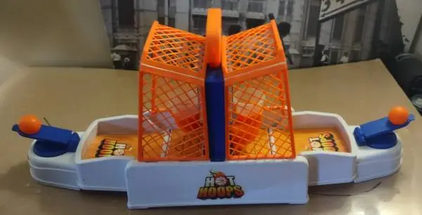Hot Hoops Vintage Tabletop Basketball Game with 2 Balls