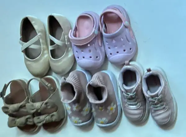 Little Girls sz 7 shoes lot of 5 pairs