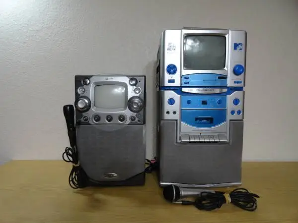 Karaoke machines with microphones $30.00/$50.00