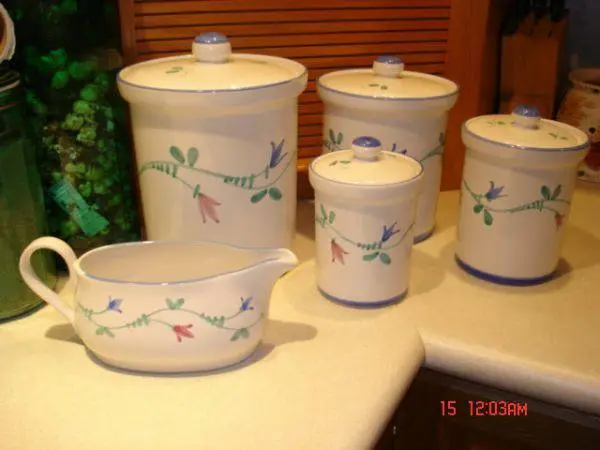 Canister sets, Tupperware, turkey platters,