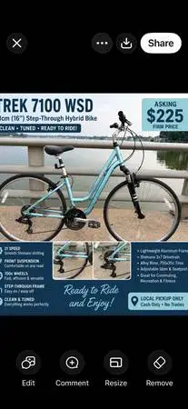 Trek 7100 Multitrack Hybrid Bike