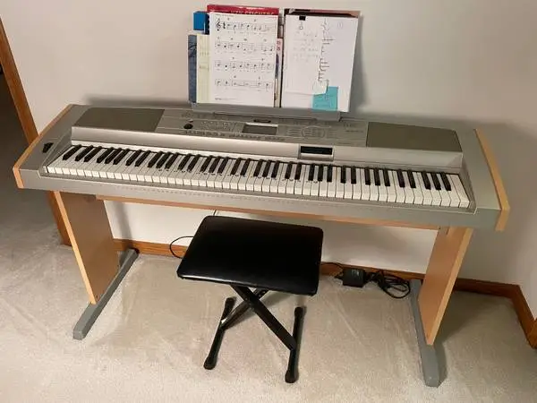 Pianos: Yamaha-Wood Stand; Williams, Allegro; RockJam, Digital,Deliver
