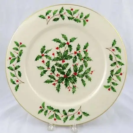 LENOX CHRISTMAS CHARGER 12 ROUND