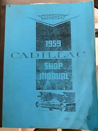 1959 CADILLAC ORIGINAL SHOP MANUAL