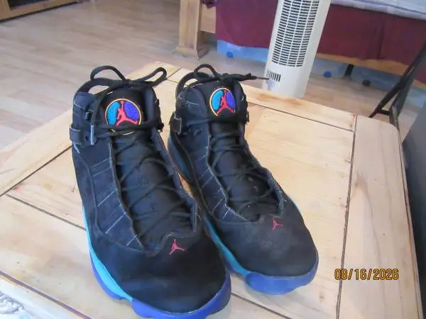 Nice Pair of  Air Jordan 6 Rings Aqua Athletic Shoes