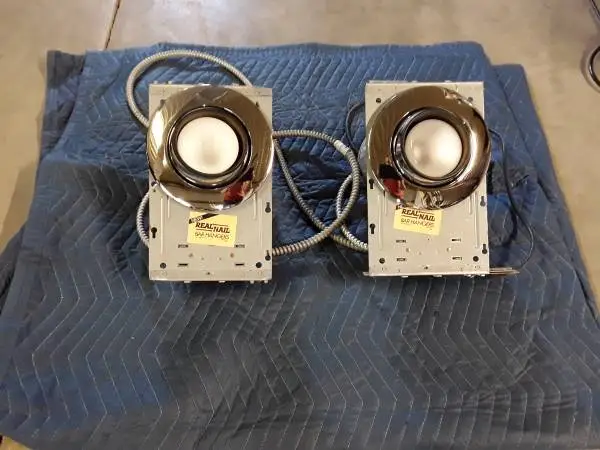 (2) Juno Lighting recessed can lights/attached
