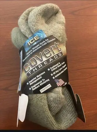 Army/Military Covert Thread ICE Winter Socks
