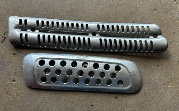 Honda cl350 heat shields