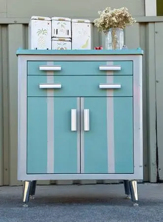 Darling Vintage Metal Cabinet