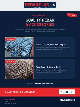 REBAR BUNDLES FOR SALE