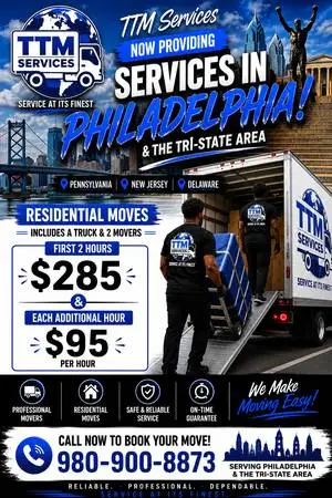 🚛🚛TTM services 🚛🚛$75=2 movers (980)900-8873 local & long distance