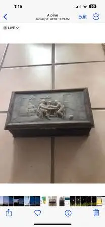 Incolay Stone jewelry box