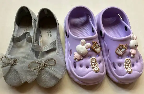 Lot of 2 pairs of girls shoes sz 13