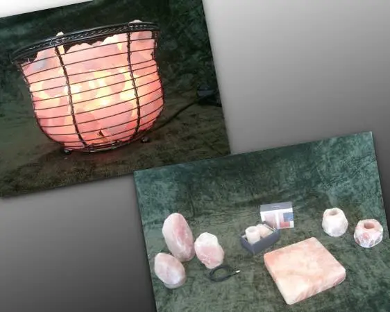 Himalayan Salt Lamp & Misc