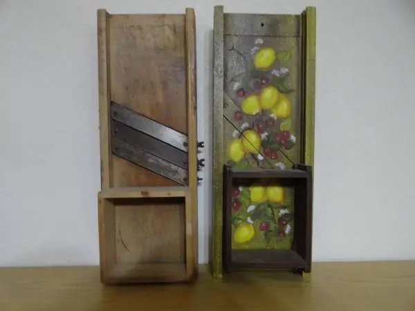 Wooden Kraut Cabbage Slaw Cutter Slicer Shredder