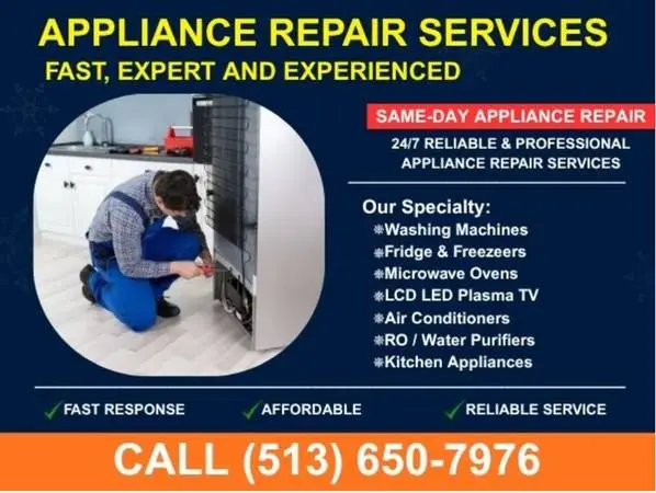🔧 CINCINNATI APPLIANCE REPAIR – FAST, RELIABLE, 24/7 SERVICE! 🔧