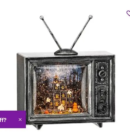 NEW 9 LED Haunted House TV Halloween decoration