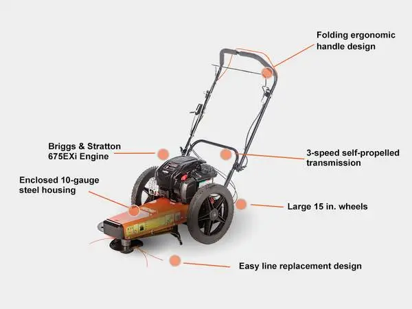 New ECHO Self-Propelled Walk Behind Trimmer