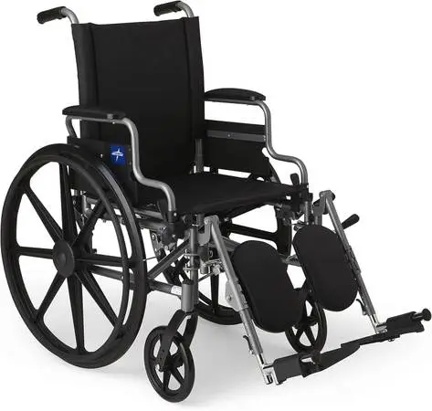 MEDLINE DELUXE LIGHTWEIGHT FOLDING WHEELCHAIR (NEW)