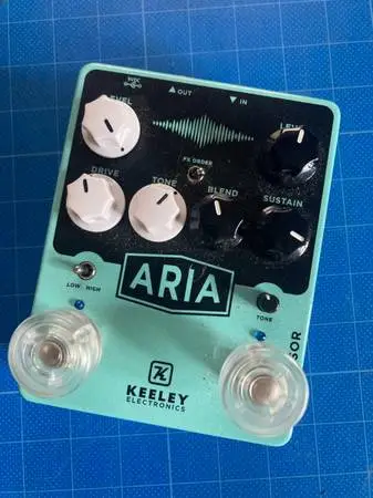 Keeley Aria Compressor Overdrive Pedal - Mint