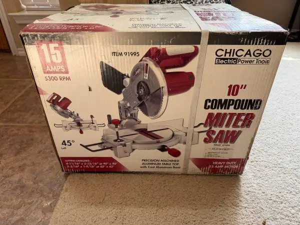 Chicago 10” Compound Mitre Saw