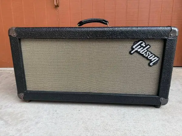Rare Vintage Gibson GSS-100 2x10 Speaker Cabinet w/ VOX VX10s + (orig) CTS 10s